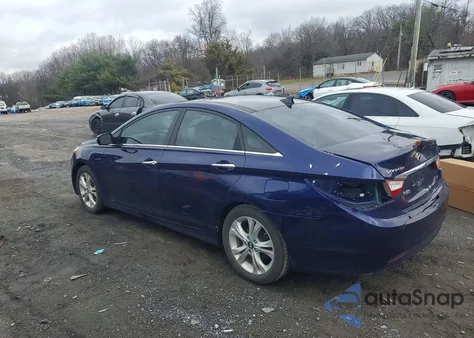 2013 Hyundai Sonata Limited z USA, uszkodzony, nr VIN 5NPEC4AC2DH6215